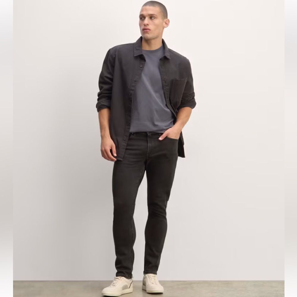 NWT Everlane Skinny Jeans in Faded Black 32x32